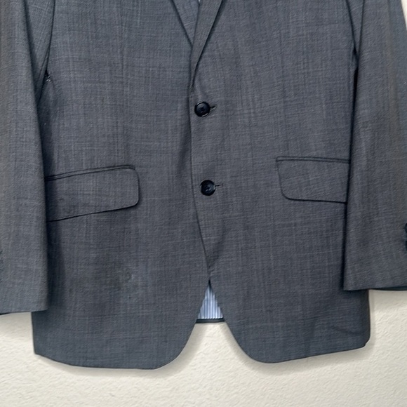Banana Republic Wool Oversized Blazer In Gray Size Large - Picture 4 of 9